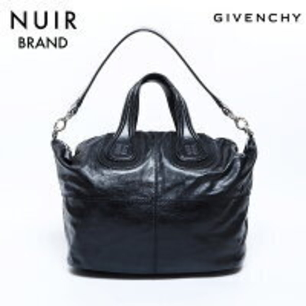 Givenchy Nightingale Leather Handbag Black